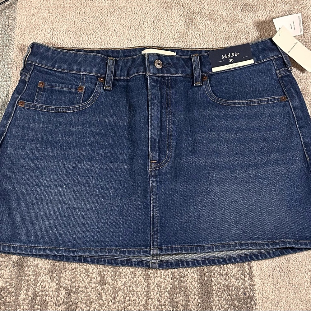 Abercrombie & Fitch Denim Mini Skirt